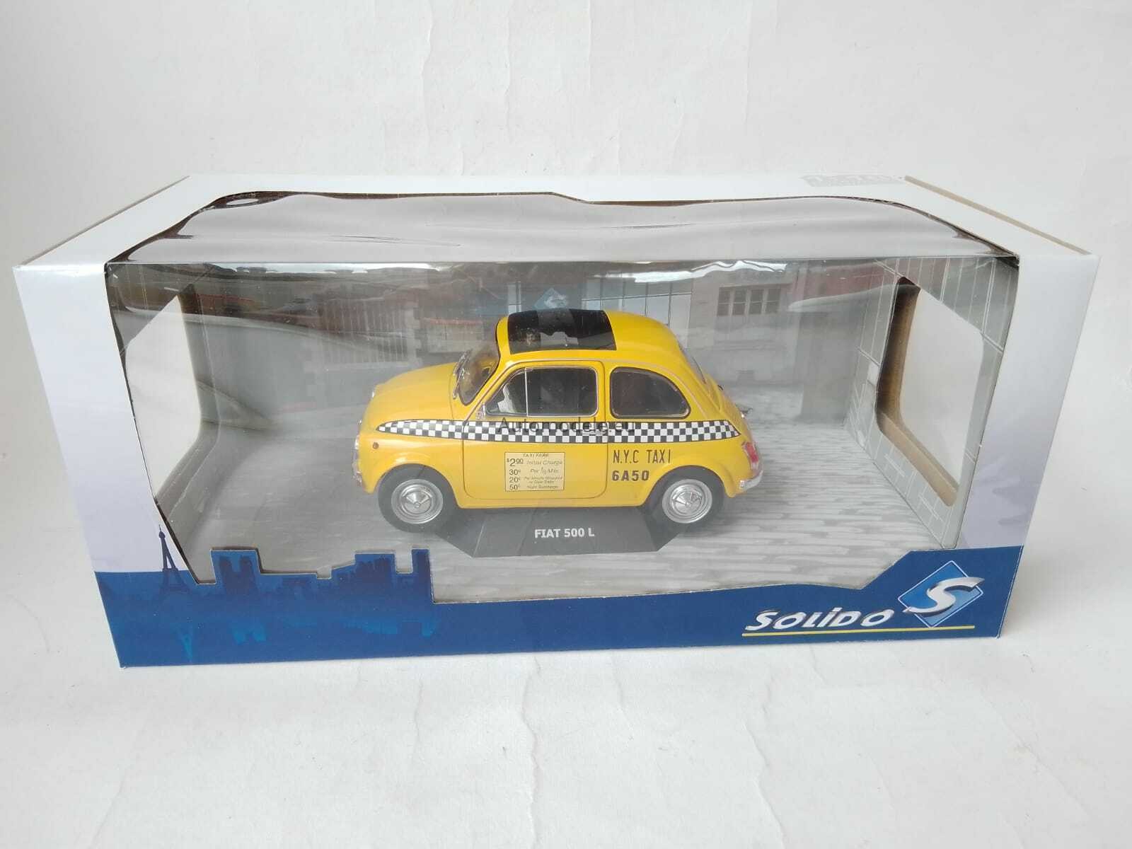 Fiat 500 Taxi New York 1965 - Solido 1/18