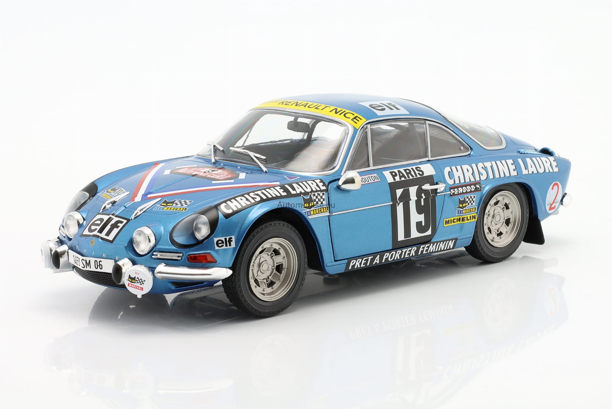 Alpine Renault A110 Mouton Rallye Monte Carlo 1976 - Trofeu 1/43 - Neuf