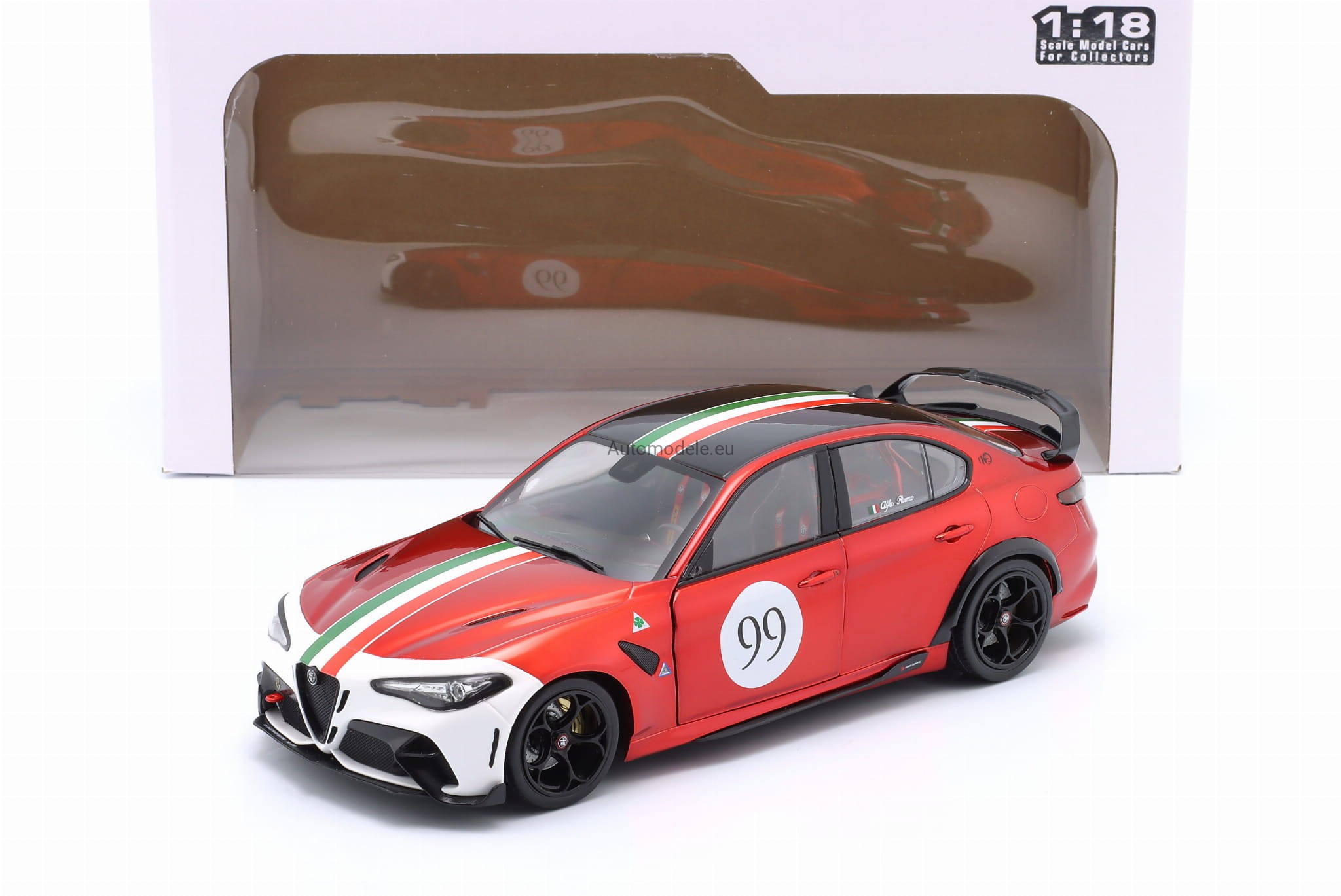 1/18 Solido Alfa Romeo Giulia GTA-M Mugello 1969 Rouge 2022