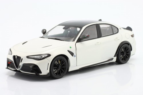 Miniature Solido 1/18 Alfa Romeo Giulia GTA-M, Bianco Rosso 2023, Neuve
