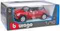 12034Rd Mini Cooper 2001 Bburago 1:18