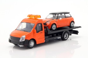 Mini Cooper S z Autolawetą Bburago 1:43