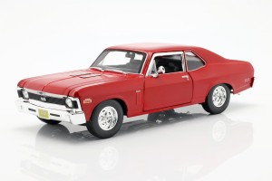 Chevrolet Nova SS 396 Coupe 1970 Red Metallic Maisto 1:18