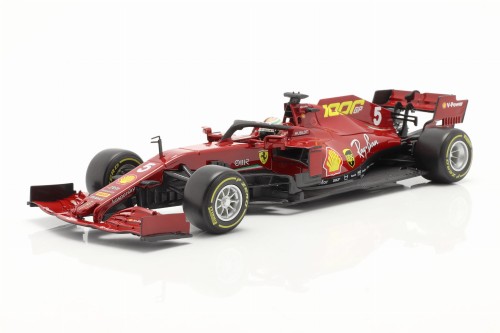 16808 TU #5 Ferrari SF1000 #5 1000th GP Ferrari Tuscan GP F1 2020 S. Vettel Bolid Bburago 1:18
