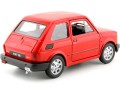 24066Rd Fiat 126p 126 P Maluch Kaszlak PRL Czerwony Welly 1:21