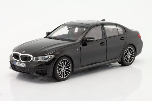 183277 BMW 330i (G20) 2019 Black Metallic Norev 1:18