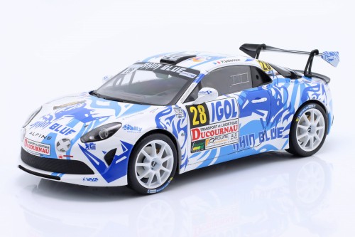 S1801624 Alpine A110 Rally RGT #28 Rallye du Var 2021 Delecour, De Castelli Solido 1:18