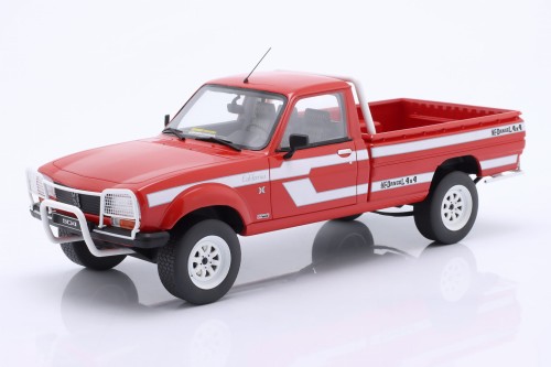 OT436 Peugeot 504 4x4 Pick-Up Dangel 1993 Red Otto Mobile 1:18