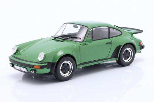 WB124188 Porsche 911 (930) Turbo 1974 Green Metallic WhiteBox 1:24