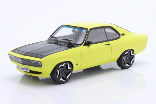 OT434 Opel Manta GSE Elektromod 2021 Yellow Otto Mobile 1:18