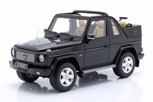 Mercedes-Benz G-Class G500 Cabriolet Convertible 2007 Black Otto Mobile 1:18