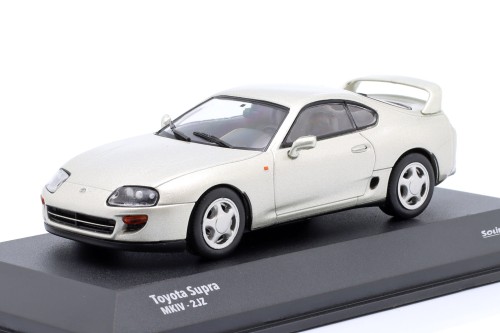 S4314002 Toyota Supra MkIV MK4 Mk.4 A80 2002 Silver Metallic Solido 1:43