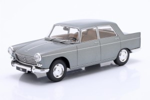 Peugeot 404 1960 Grey WhiteBox 1:24