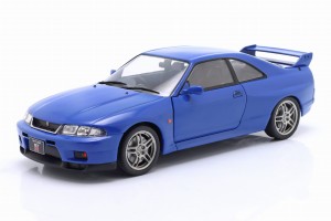 Nissan Skyline GT-R (R33) RHD 1997 Blue WhiteBox 1:24
