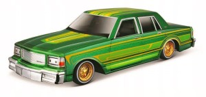 Chevrolet Caprice Lowrider 1987 Green Maisto Design 1:26