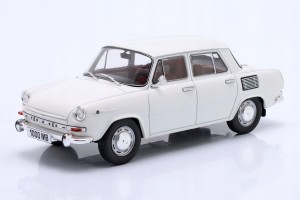Skoda 1000 MB 1000MB 1968 White WhiteBox 1:24