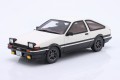 OT444B Toyota Sprinter Trueno AE86 1985 White Otto Mobile 1:18