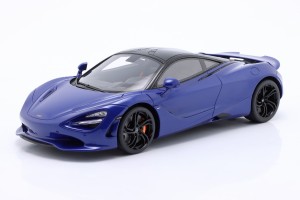 McLaren 750S Coupe 2023 Aurora Blue GT Spirit 1:18