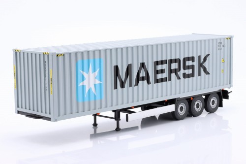 S2400505 Naczepa Kontener MAERSK Container Trailer Solido 1:24