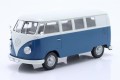 WB124179 Volkswagen VW T1 Bus 1960 Blue / White WhiteBox 1:24