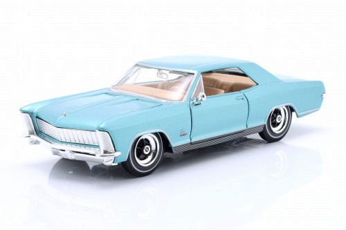 31214 Buick Riviera 1965 Blue Maisto 1:26