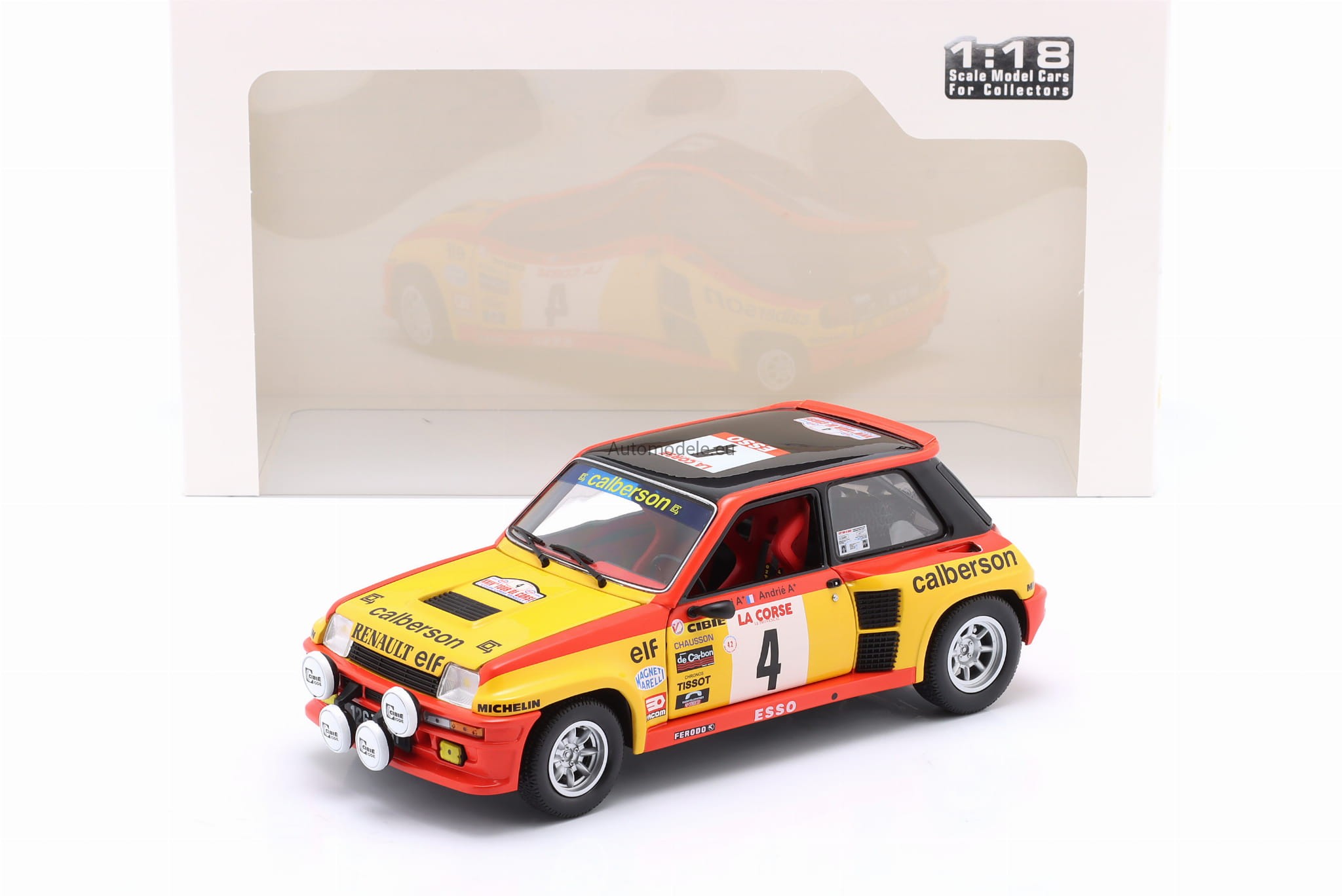 Otto 1:18 - Model car (3) - Set Renault 5 Turbo Calberson - Tour de