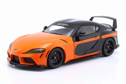 S1809005 Toyota GR Supra Streetfighter 2024 Orange / Black Solido 1:18