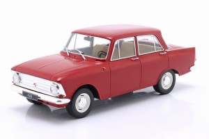 Moskvich 408 1966 Dark Red Moskwicz WhiteBox 1:24