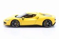 16018Yl Ferrari 296 GTB Hybrid 830HP V6 2021 Yellow Bburago 1:18