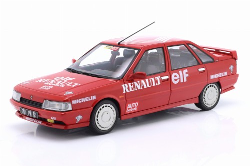 S1807707 Renault 21 Turbo Mk1 Speed record on Ice 1988 Red Solido 1:18