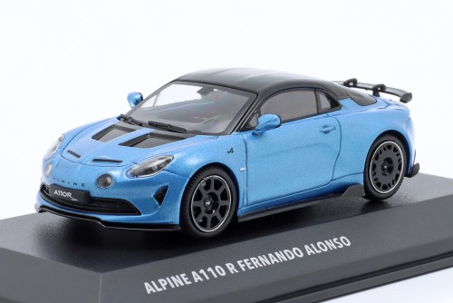 S4317201 Alpine A110 R Radicale Fernando Alonso Edition 2024 Blue Metallic Solido 1:43