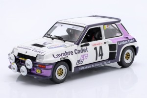 Renault 5 Turbo #14 Rallye Lyon-Charbonniers 1983 Auriol, Tussiot Solido 1:18