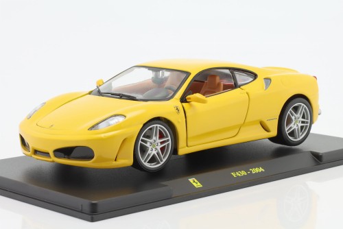 AB24F007 Ferrari F430 2004 Yellow Bburago 1:24