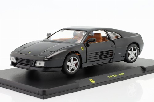 AB24F039 Ferrari 348 TB 1989 Black Bburago 1:24