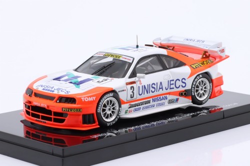 44255 Nissan Skyline GT-R (R33) #3 JGTC Unisia Jecs HDF 1998 Hasemi, Tanaka Ebbro 1:43