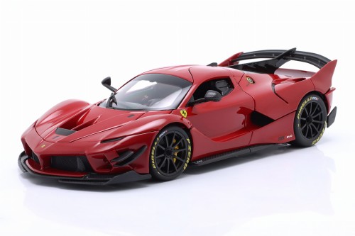 16012Rd Ferrari FXX-K Evo Evoluzione Hybrid 6.3 V12 2018 Red Bburago 1:18