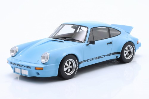 W18016012 Porsche 911 Carrera 3.0 RSR Coupe Street Version Gulf Blue WERK83 1:18