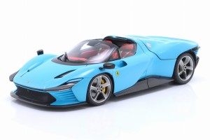 Ferrari Daytona SP3 Closed Top 2022 Blue Bburago Signature Series 1:18