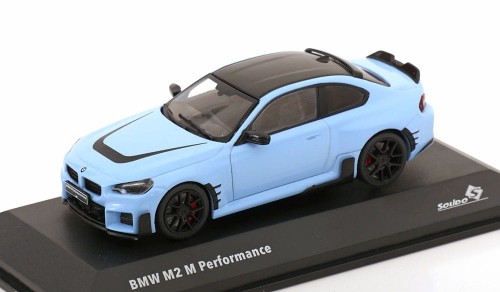 S4314601 BMW M2 G87 M Performance 2023 Zandvoort Blue Solido 1:43