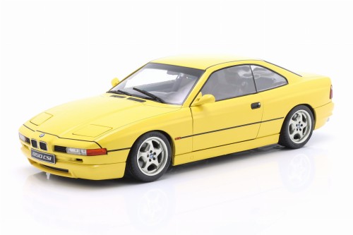 S1807005 BMW 850 CSi (E31) 1990 Dakar Yellow Solido 1:18