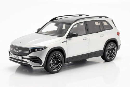 B66961279 Mercedes-Benz EQB (X243) 2021 Iridium Silver NZG 1:18