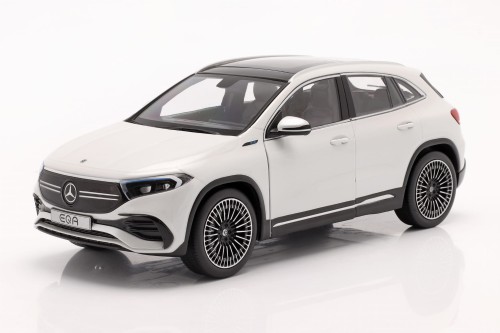B66960827 Mercedes-Benz EQA (H243) AMG Line 2021 Digital White NZG 1:18