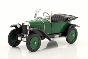 Opel 4/12 PS RHD Laubfrosch 1924 Dark Green WhiteBox 1:24