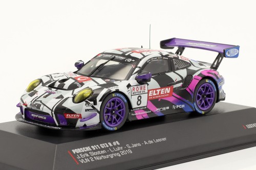 LEGT43013 Porsche 911 GT3 R #8 VLN2 Nürburgring 2019 Iron Force Ixo 1:43