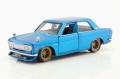 32527 Datsun 510 Tokyo Mod 1971 Blue Maisto Design 1:24