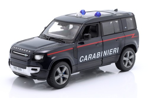21111 Land Rover New Defender 110 Carabinieri 2022 Dark Blue Bburago 1:24