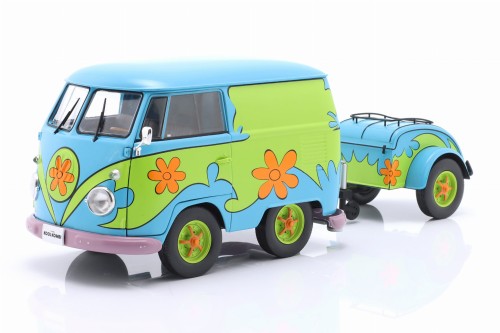 S1810904 Volkswagen VW T1 Kool Kombi Ghost Hunter 2024 Flower Power Solido 1:18