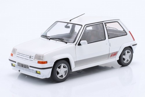 S1810002 Renault Super 5 GT R5 Turbo MK2 1989 White Solido 1:18