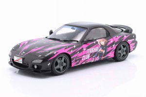 Mazda RX-7 RX7 (FD3) RS FD3RS Itasha Club 1999 Pink / Black Solido Works 1:18