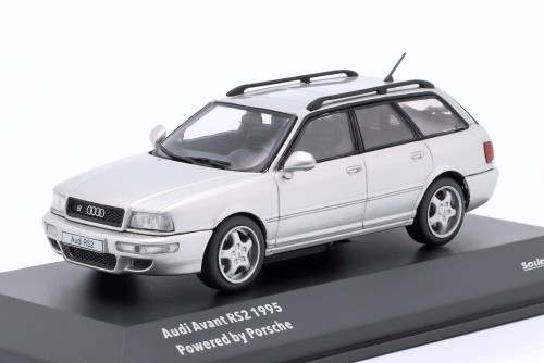 S4310104 Audi Avant RS2 Powered by Porsche 1995 Polar Silver Solido 1:43
